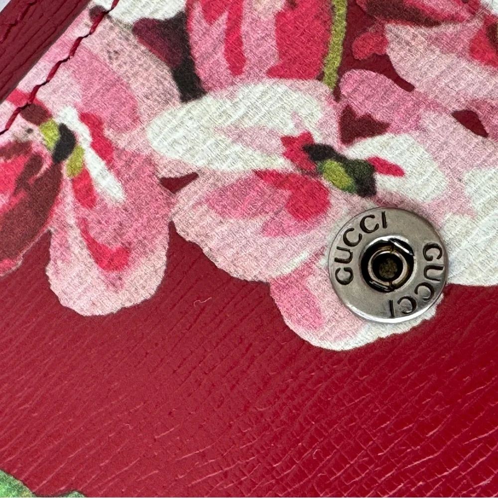 Gucci Blooms Print Continental Wallet Romantic Cherry Multicolor Japan